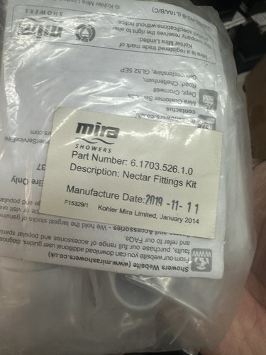 Mira nectar shower fitting kit - mira,